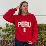 Load image into Gallery viewer, Peru Unisex Vintage Crewneck
