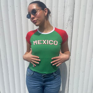 Girl in Mexico Baby Tee 