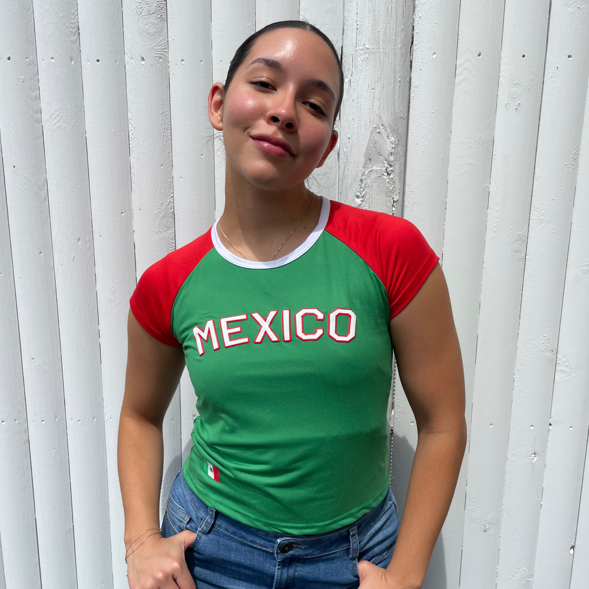 Girl in Mexico Baby Tee 