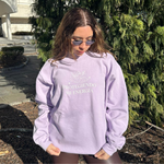 Load image into Gallery viewer, Protegiendo Mi Energía Cotton Crewneck Orchid
